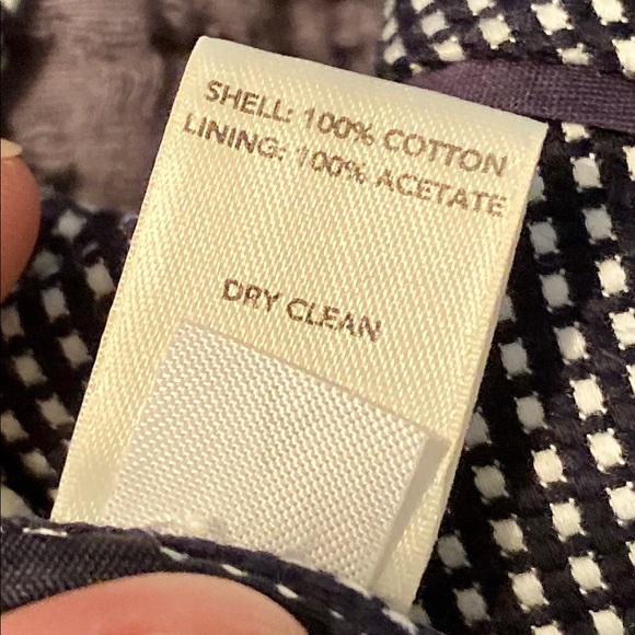 LOFT | Crop Checkered Pattern Blazer/Jacket - Picture 4 of 4